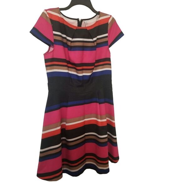 Elle Women's Stripped Dress - DJ - Picture 1 of 5